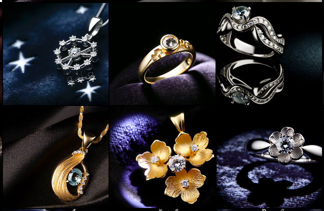 Words Become Jewelry AI生成ジュエリー作品例
